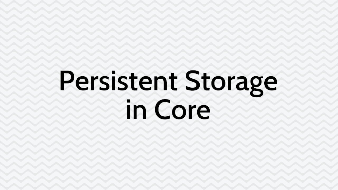 Storage System Tutorial by Thibault - Core Games